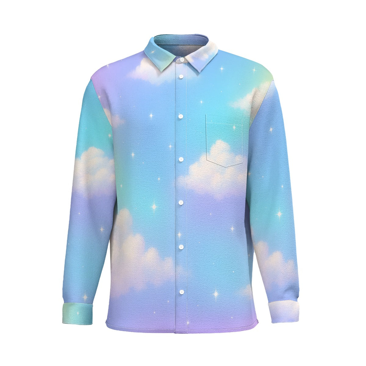 Men's Business Long Sleeve Pocket Shirt|115GSM Cotton poplin