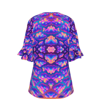 Women's T-shirt With Bell Sleeve