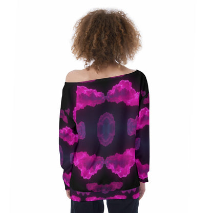 Women's Off-Shoulder Sweatshirt