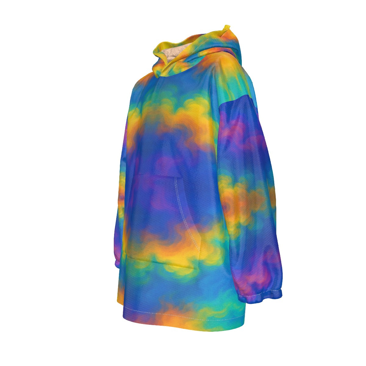 Unisex Kid's Sherpa Fleece Hoodie Blanket