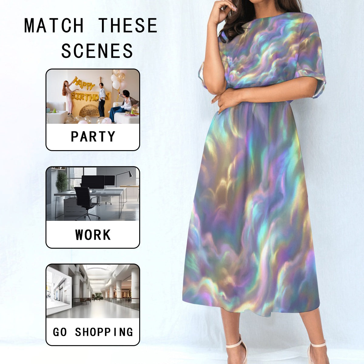 Women's Elastic Waist Dress