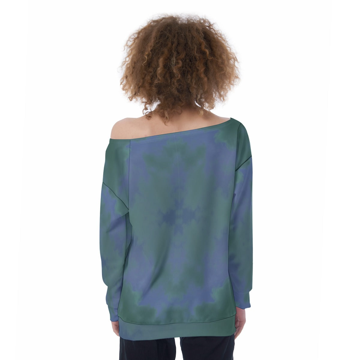 Women's Off-Shoulder Sweatshirt