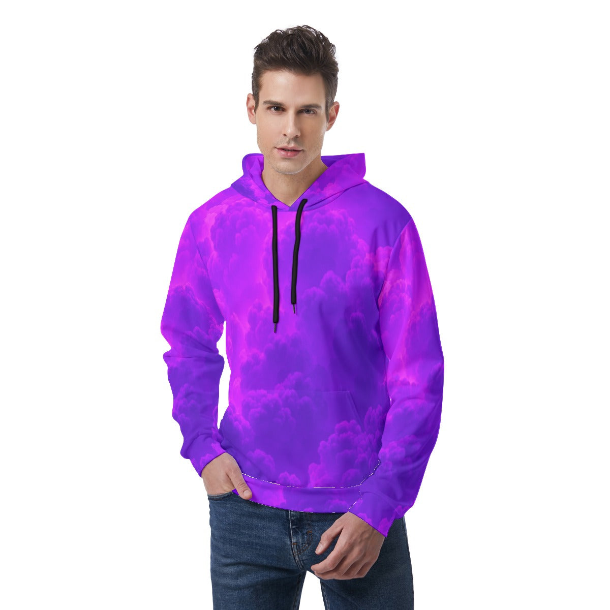 Men's Thicken Pullover Hoodie With Inner Hood