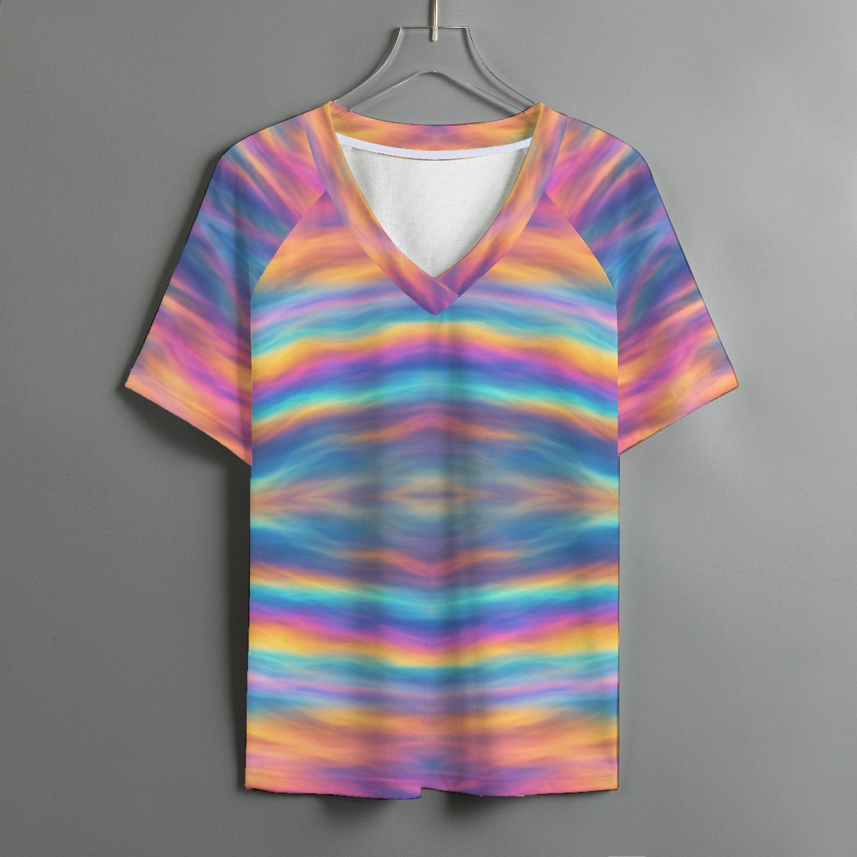 Women's V-neck T-shirt With Short Sleeve