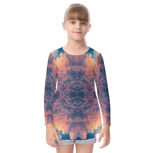 Unisex Kid's Long Sleeve O-neck T-shirt