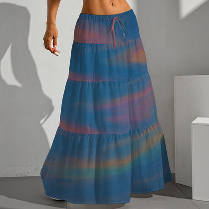 Women's Pleated Long Skirt