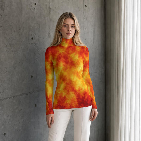 Women’s High-Neck Long-Sleeve Top - view 1