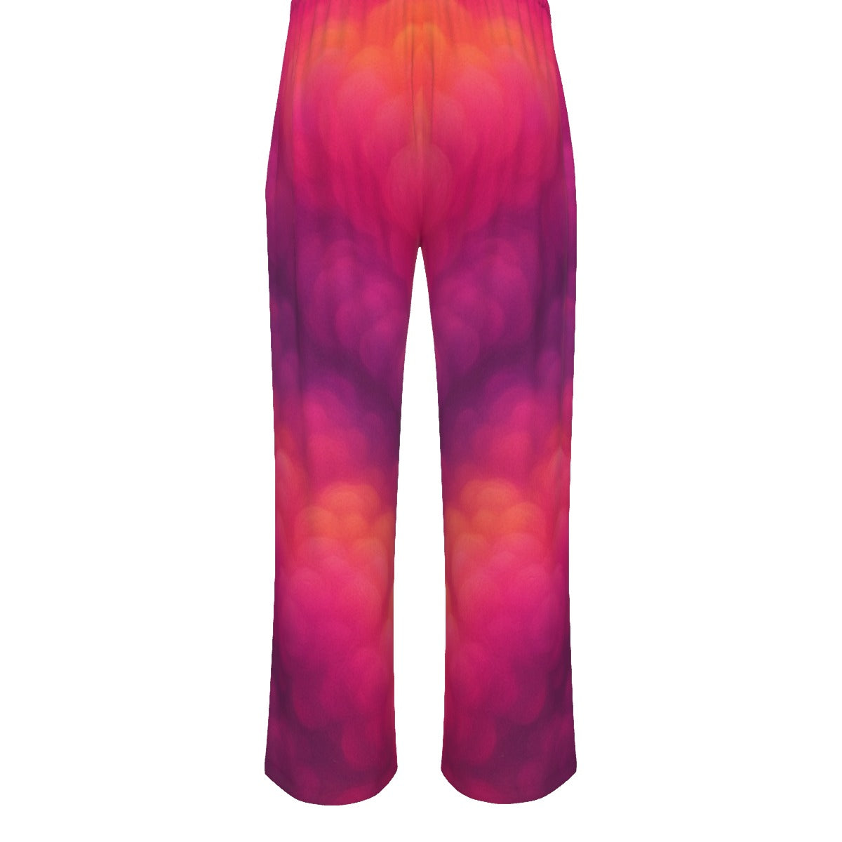 Unisex Knitted Fleece Wide Leg Pants