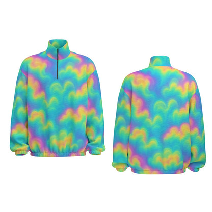 Unisex Turtleneck Zippered Sweatshirt