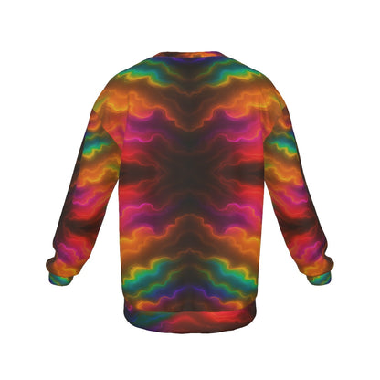 Men's Drop Shoulder Round Neck Long-Sleeved Sweatshirt