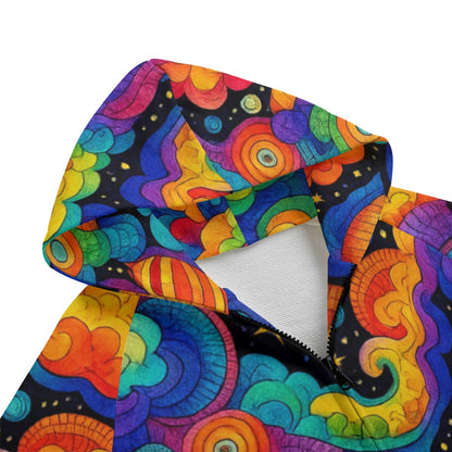 Unisex Kid's Zip Up Raglan Sleeve Hoodie | 310GSM Cotton