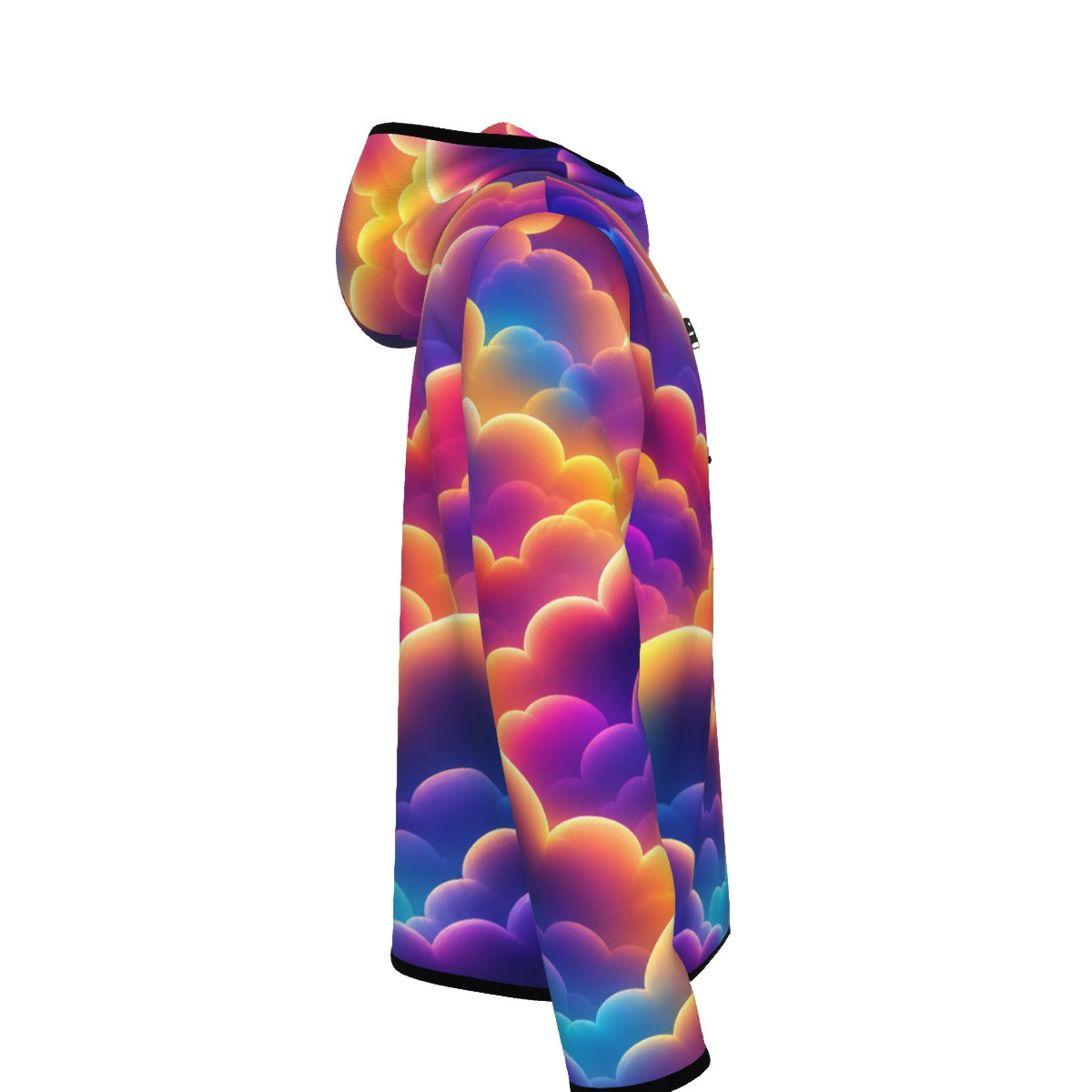 Men's Stylish Hoodie with Thumb Hole Design - view 3