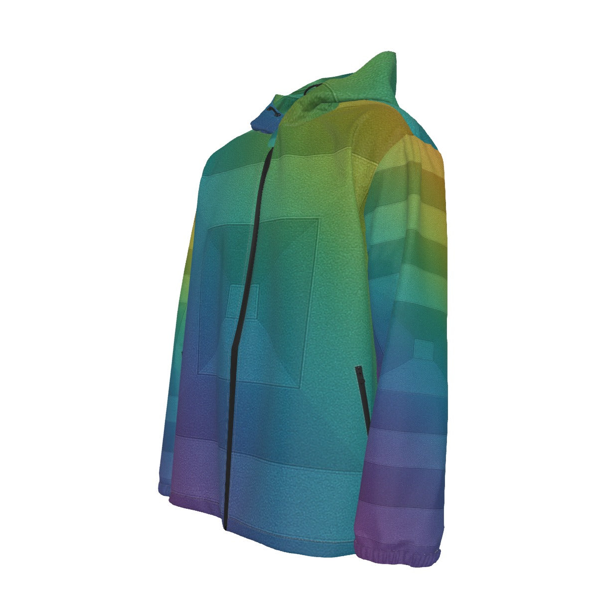 Men's Hooded Zipper Windproof Jacket