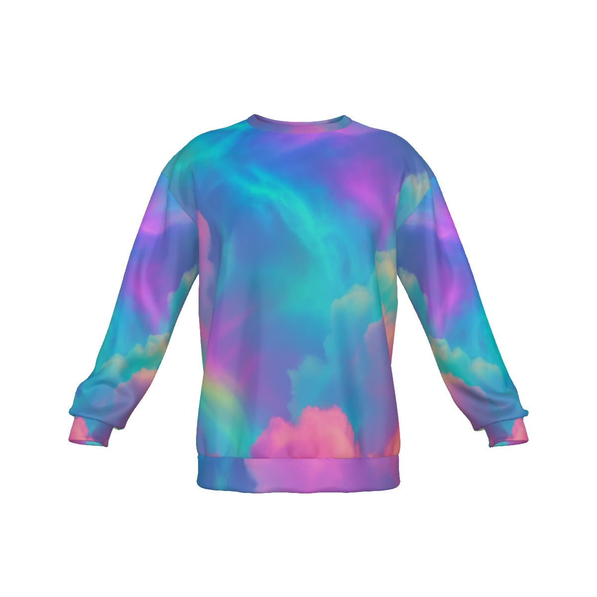 Men's Drop Shoulder Round Neck Long-Sleeved Sweatshirt