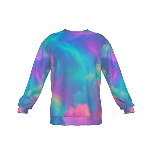 Men's Drop Shoulder Round Neck Long-Sleeved Sweatshirt