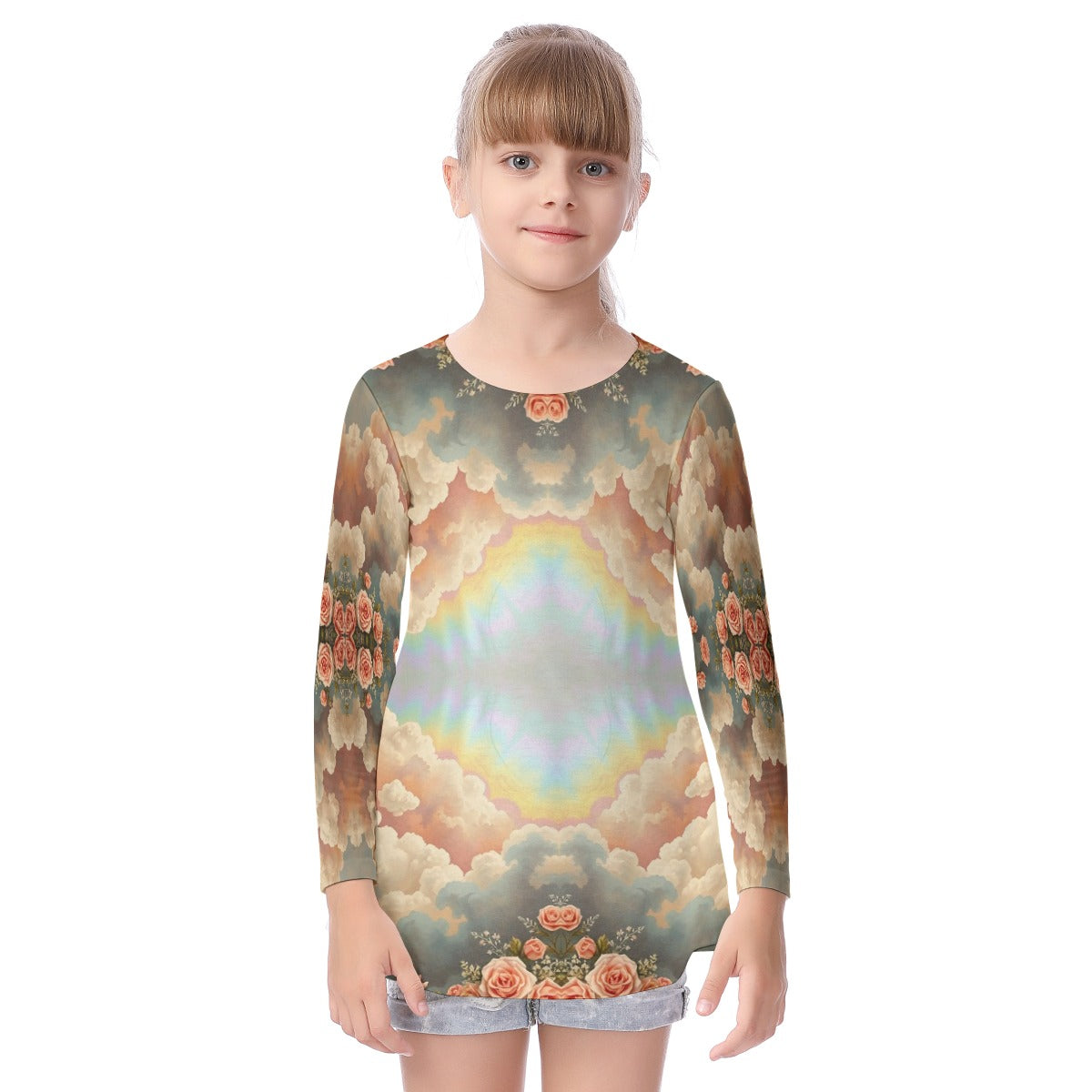 Unisex Kid's Long Sleeve O-neck T-shirt
