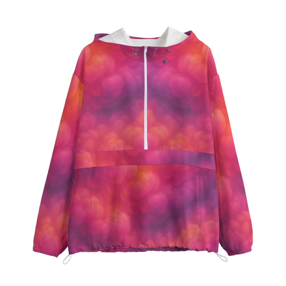 Unisex Pullover Jacket With Zipper Closure