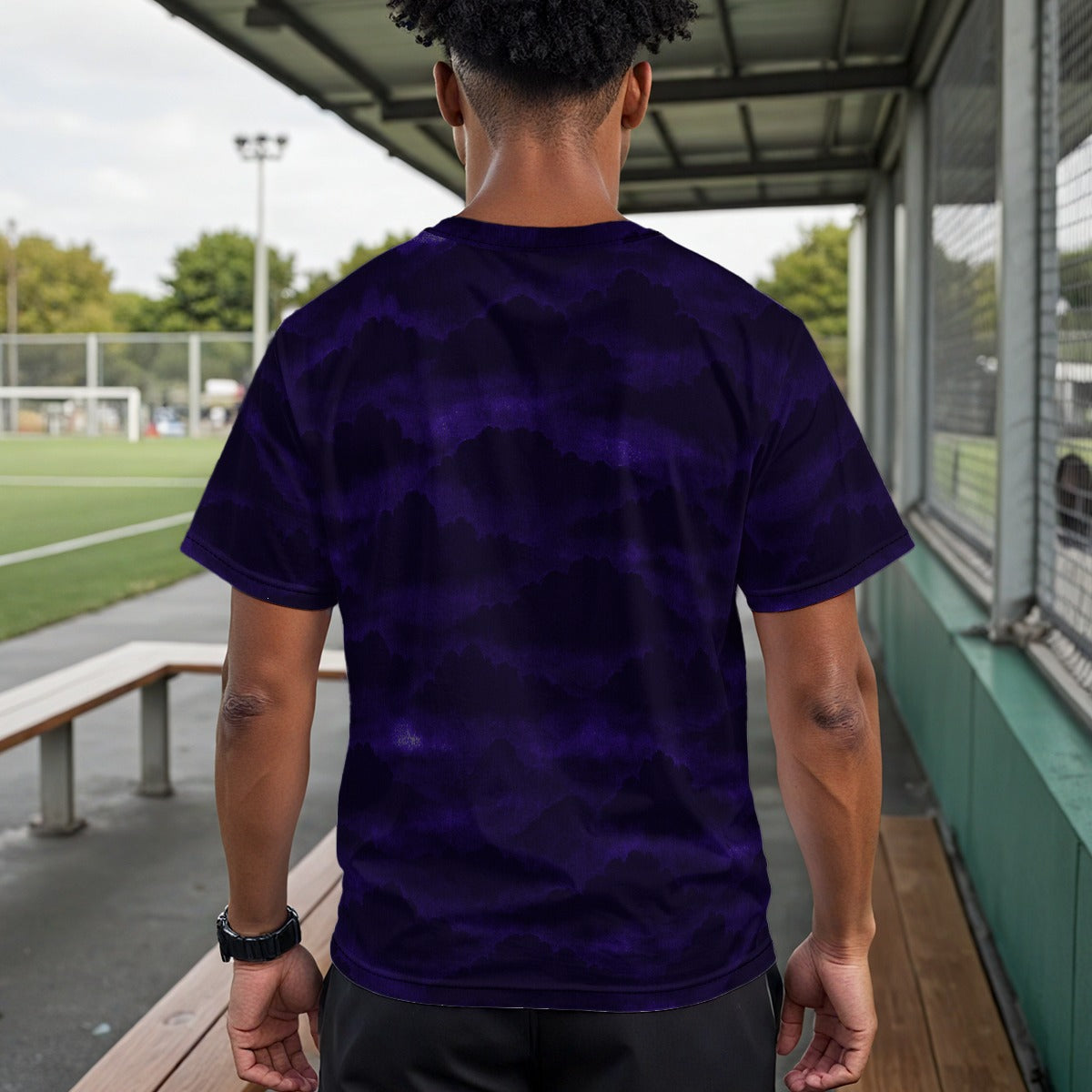 Unisex Drop Shoulder Crew Neck T-Shirt