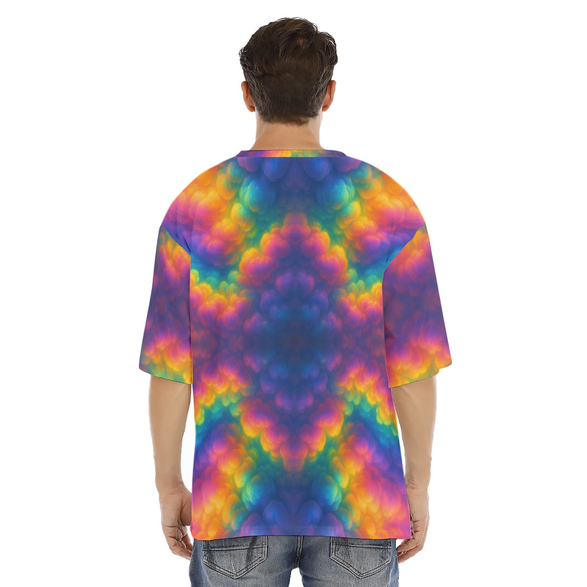 Men's Drop Shoulder T-shirt With Short Sleeve