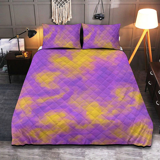 Unisex Quilt & Pillow Cases With Edge-wrapping Strips