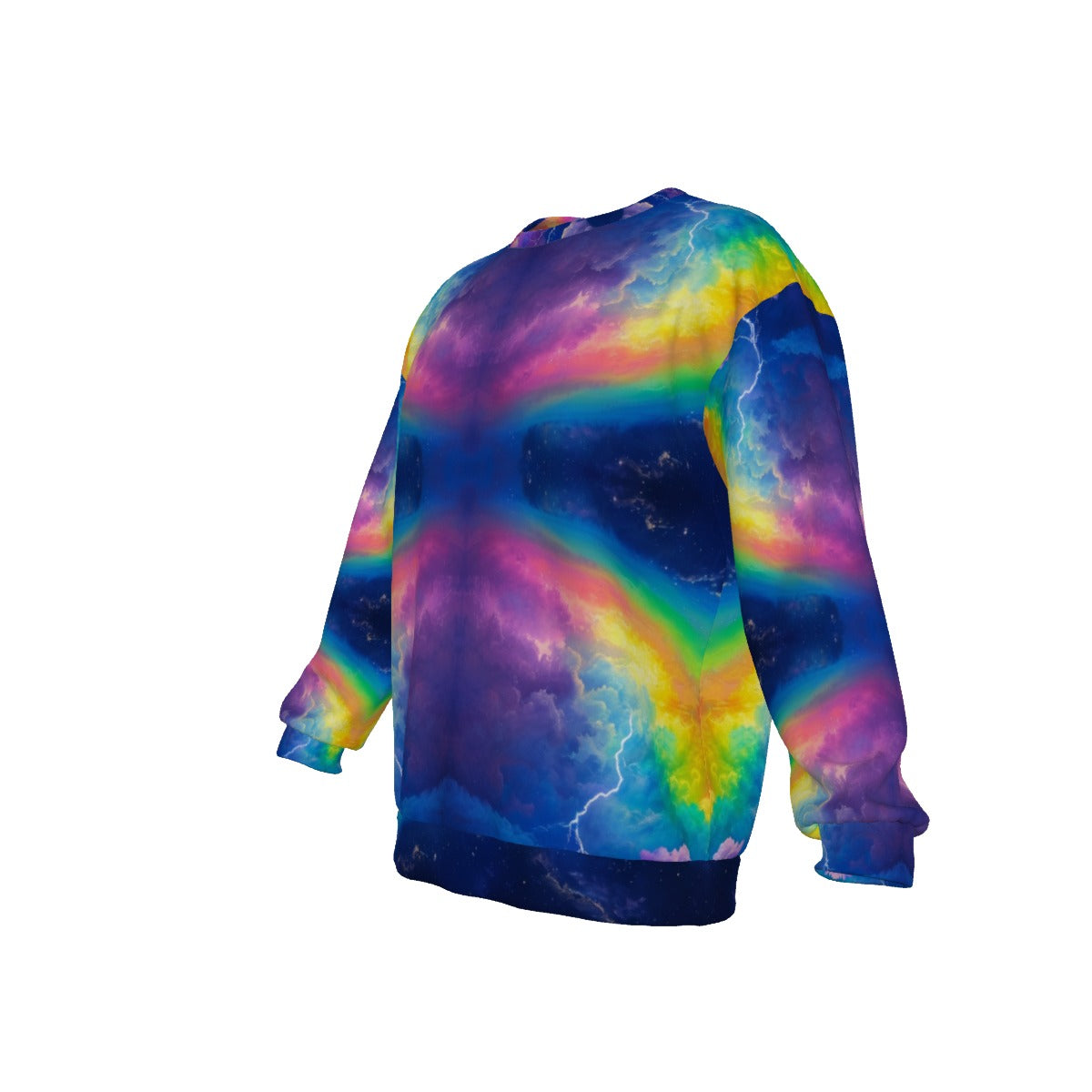 Men's Drop Shoulder Round Neck Long-Sleeved Sweatshirt