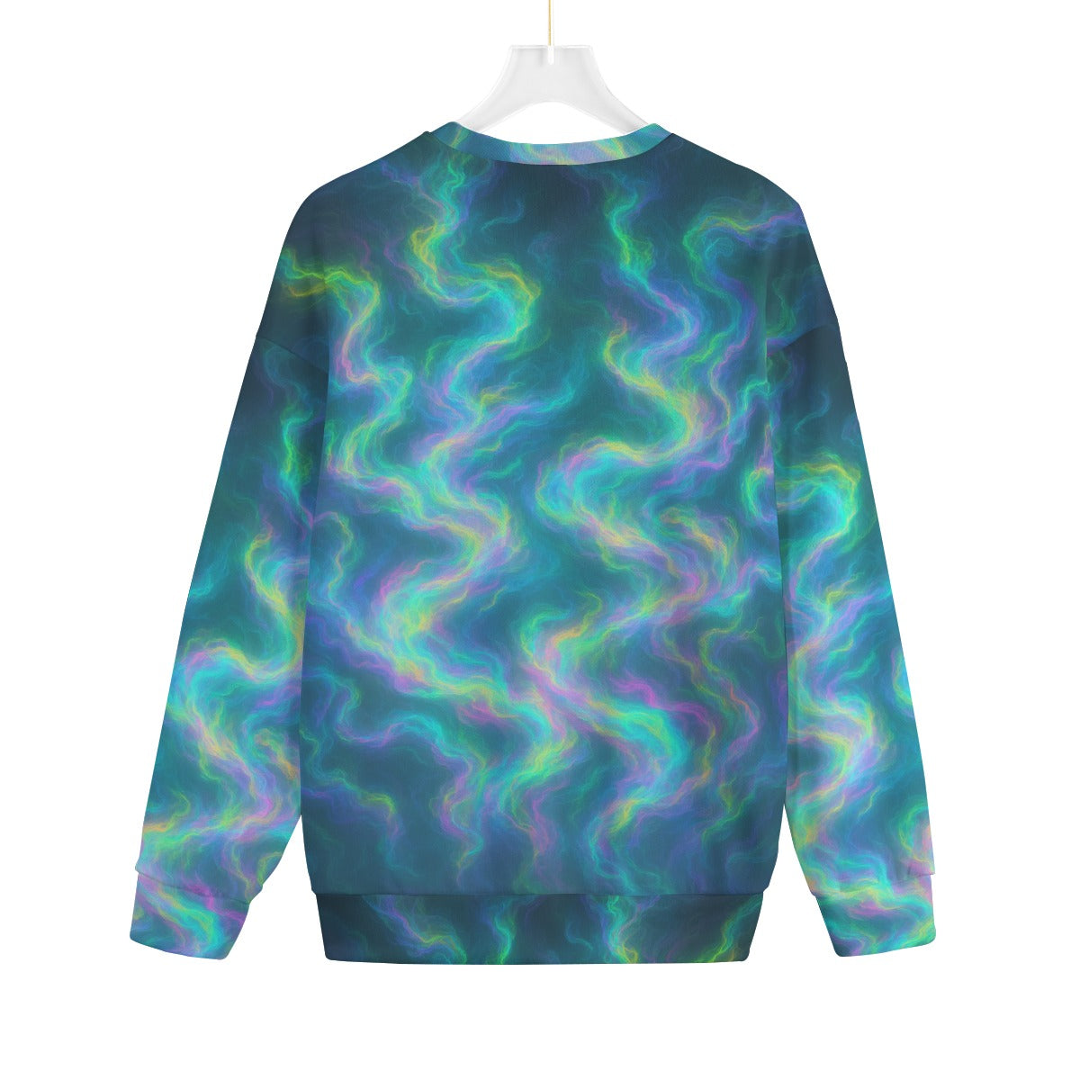Unisex Drop-shoulder Knitted Fleece Sweater - view 2