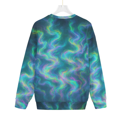 Unisex Drop-shoulder Knitted Fleece Sweater - view 2