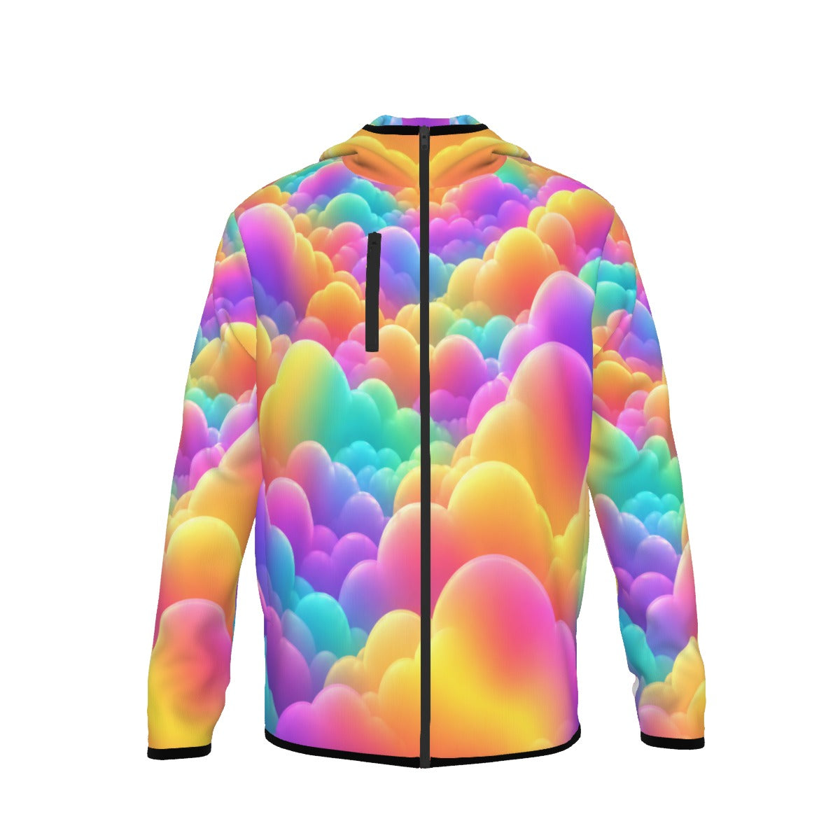 Men's Stylish Hoodie with Thumb Hole Design - view 1