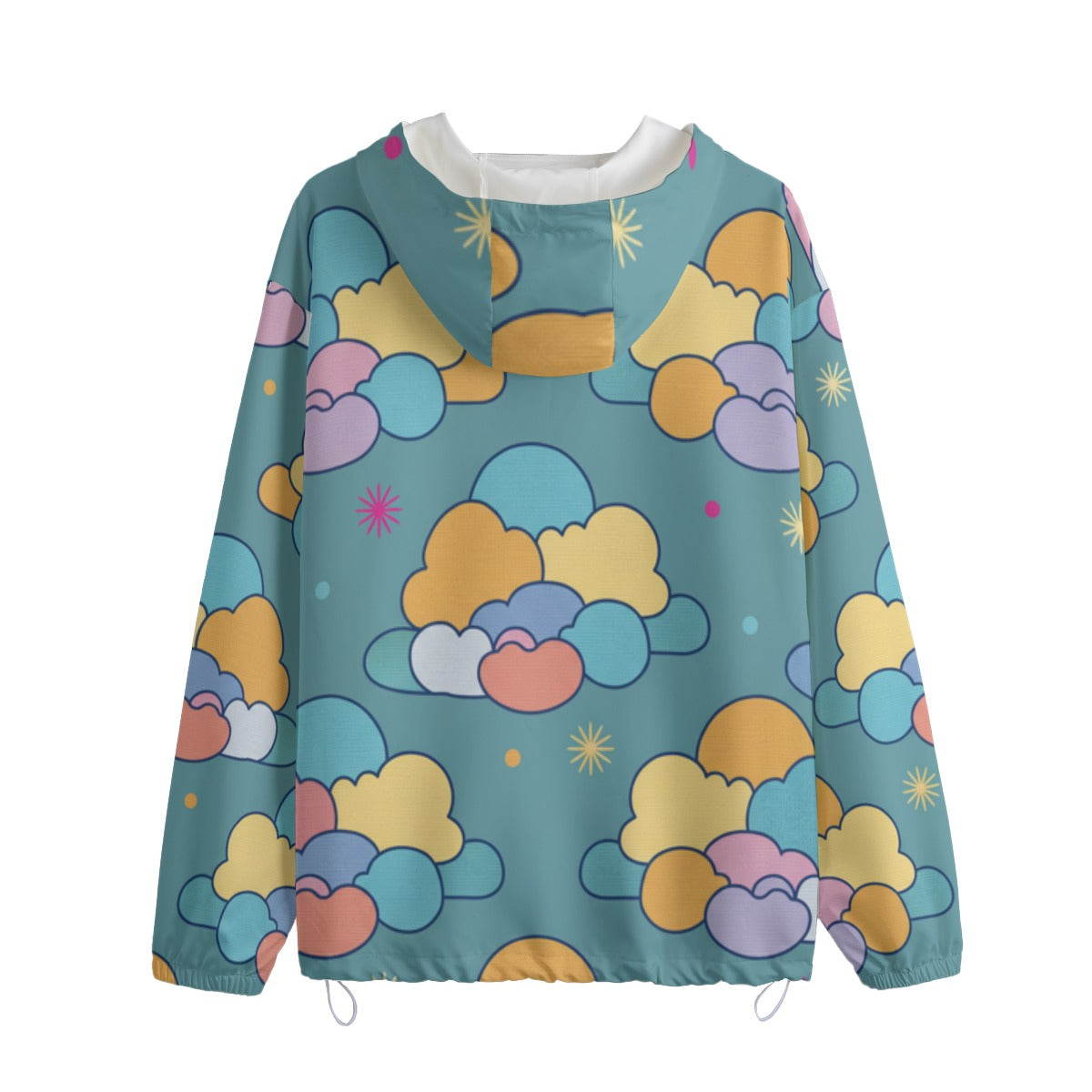 Unisex Pullover Jacket With Zipper Closure