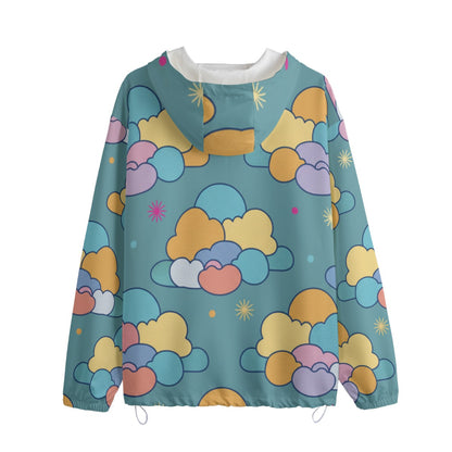 Unisex Pullover Jacket With Zipper Closure