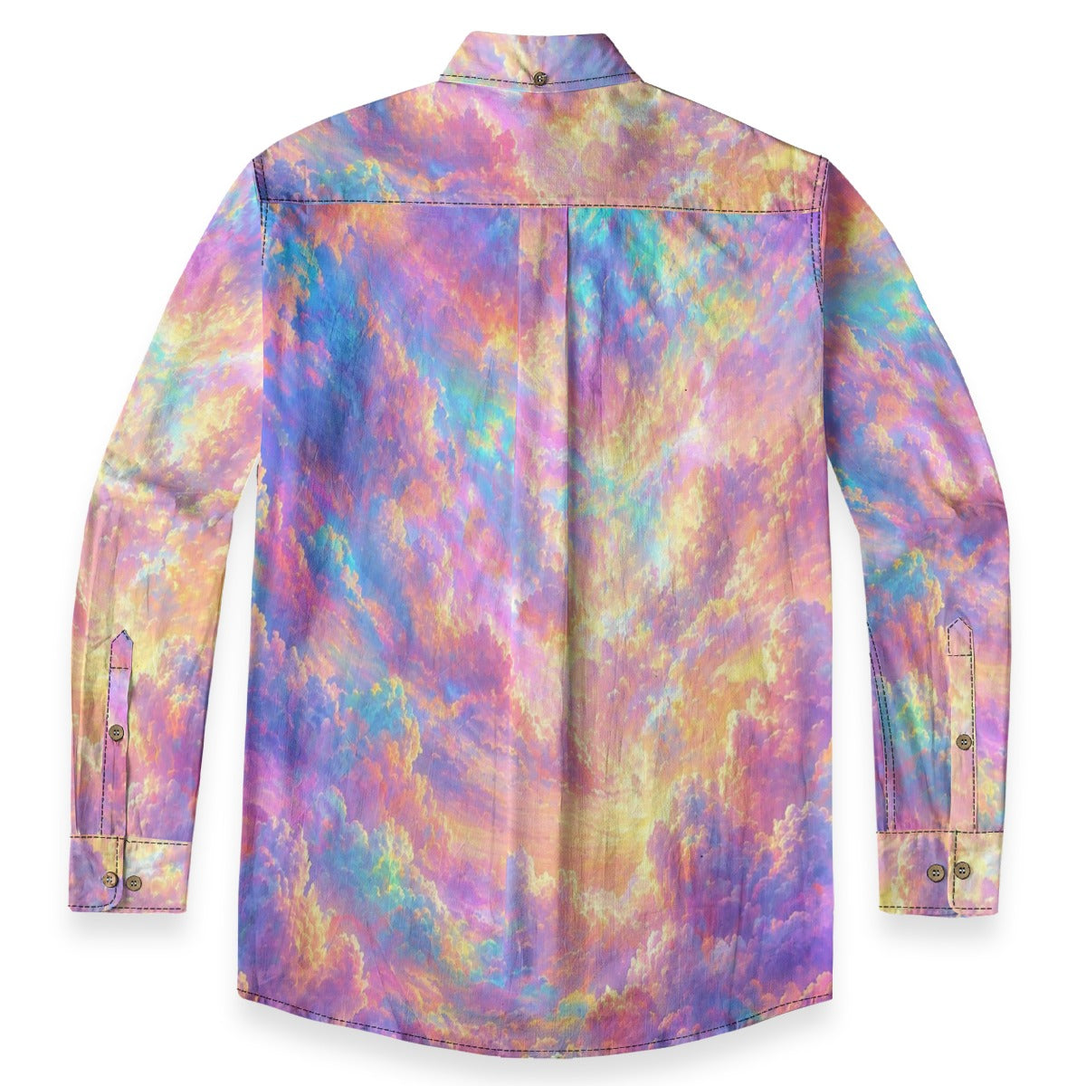 Men's Casual Lapel Long Sleeve Shirt|125GSM Cotton