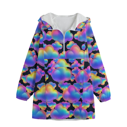 Unisex Windbreaker Long Jacket