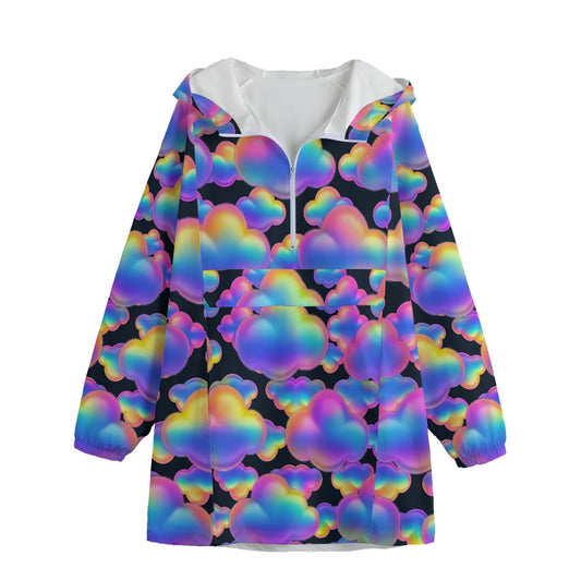 Unisex Windbreaker Long Jacket
