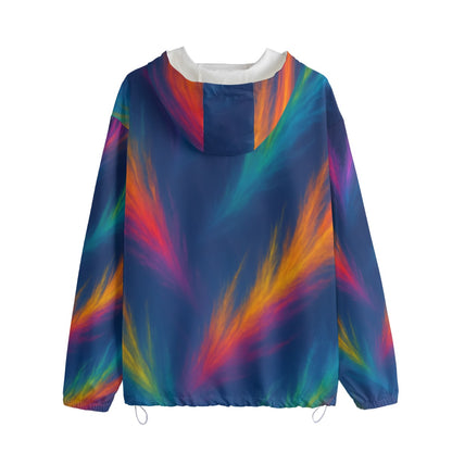 Unisex Pullover Jacket With Zipper Closure