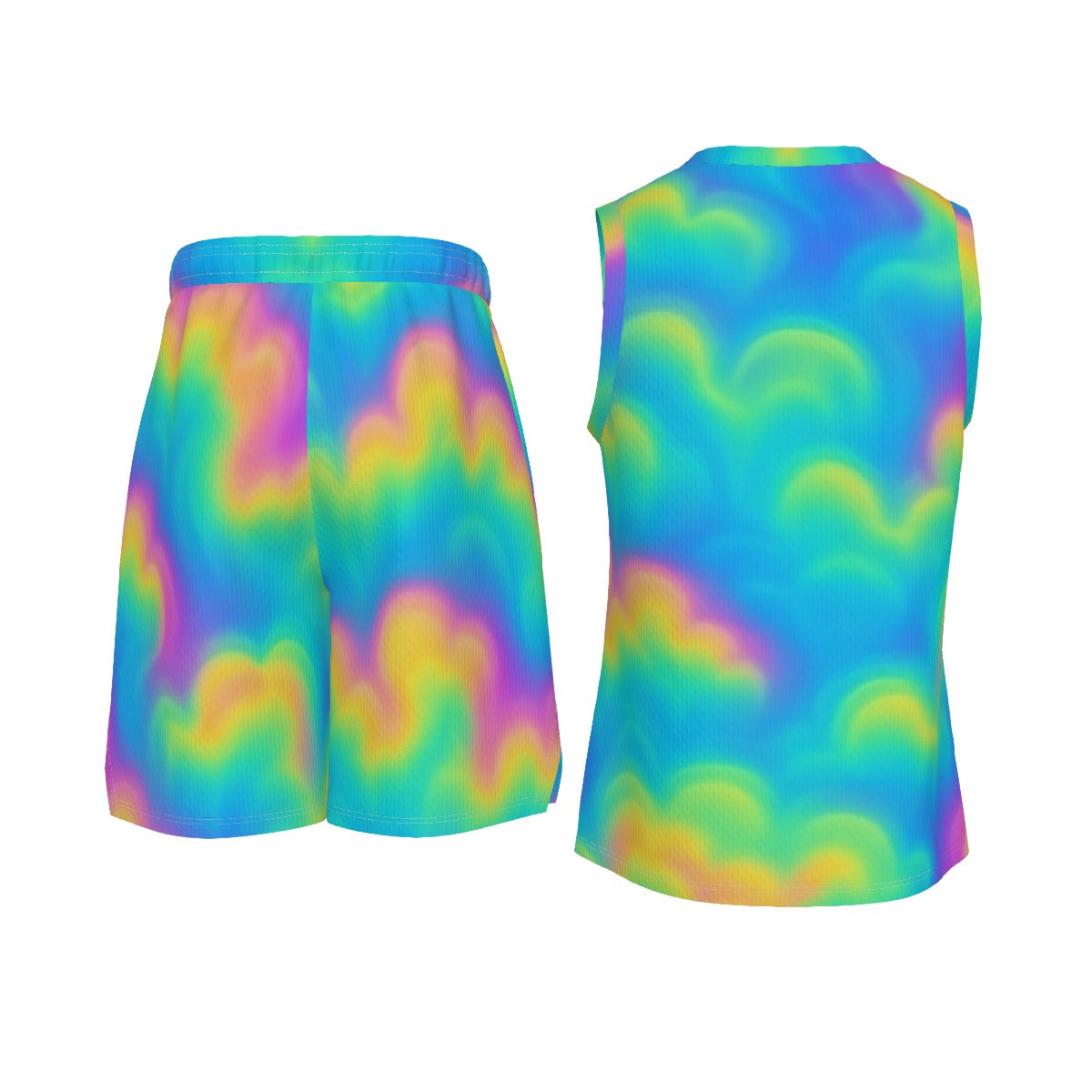 Men's V Neck Basketball Suit