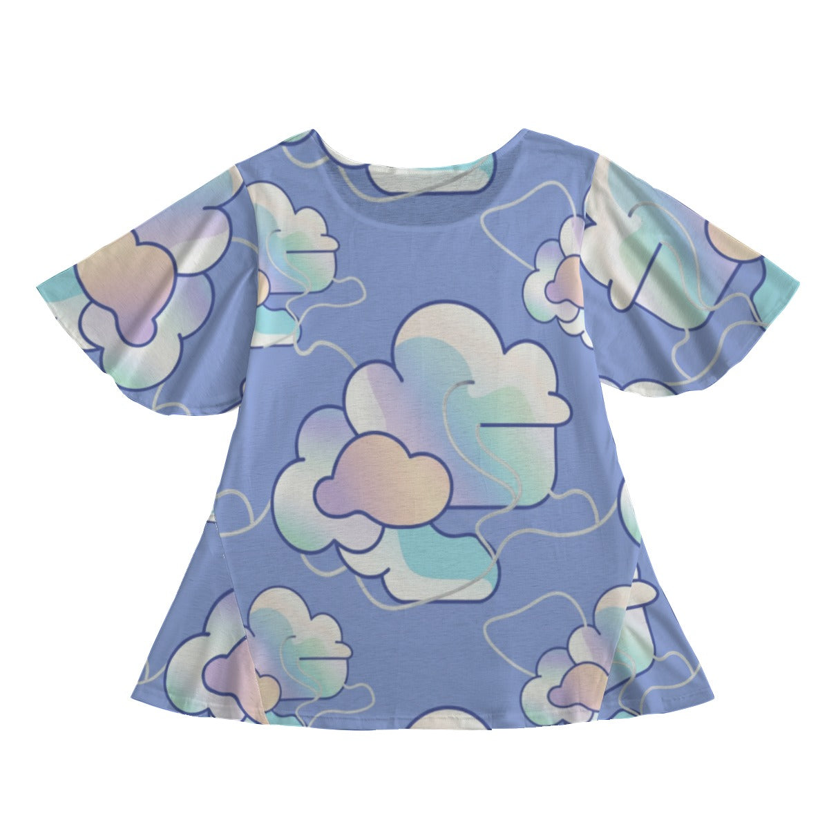 Women's Round Neck T-shirt With Short Sleeve