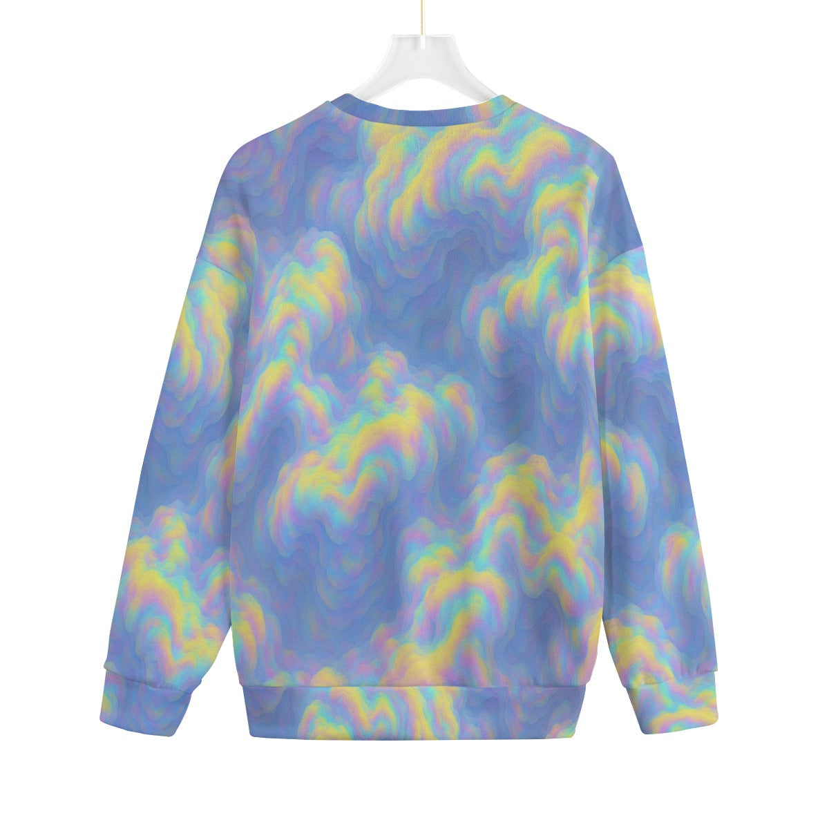 Unisex Drop-shoulder Knitted Fleece Sweater - view 2