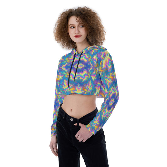 Women's Crop Top Hoodie