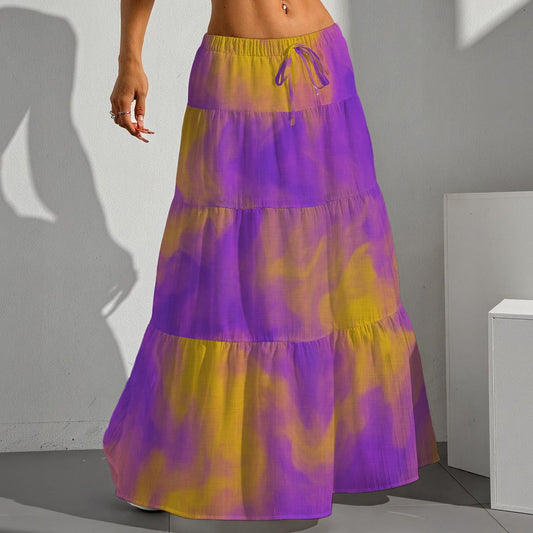 Women's Pleated Long Skirt