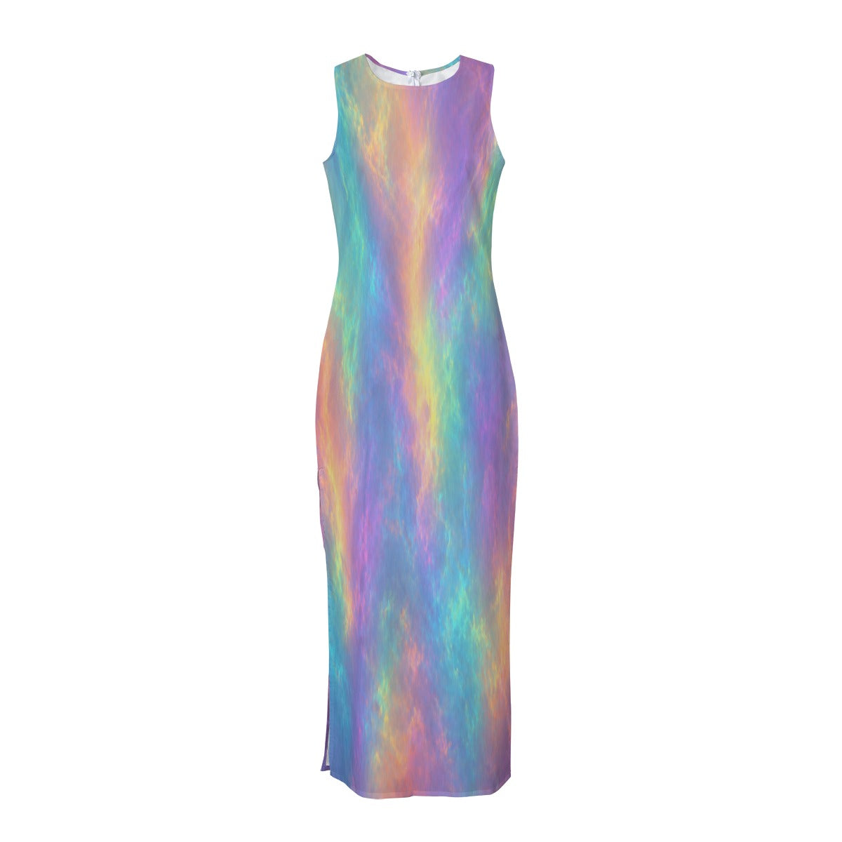 Women's Beach Perspective Chiffon Sleeveless Dress