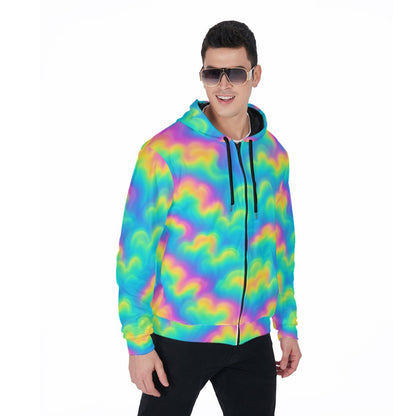 Unisex Zip Up Hoodie With Pocket