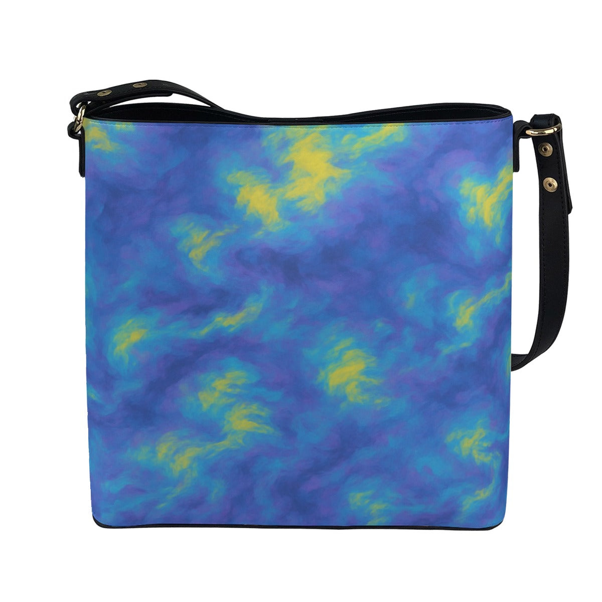 Unisex Minimalist Square Crossbody Bucket Bag