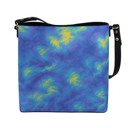 Unisex Minimalist Square Crossbody Bucket Bag