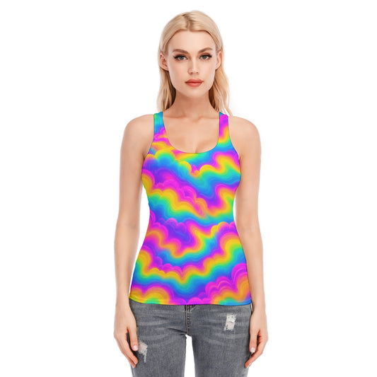Women's Racer Vest | 190GSM Cotton