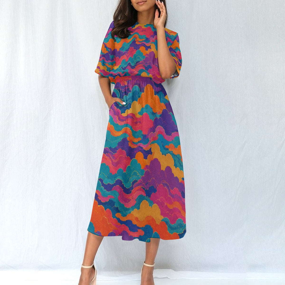 Women's Elastic Waist Dress by O’Nimbus – view 2