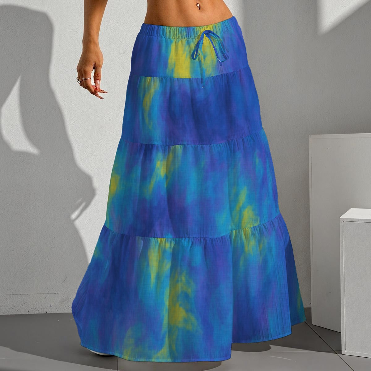 Women's Pleated Long Skirt