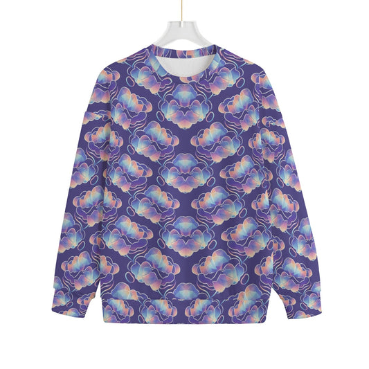Unisex Drop-shoulder Knitted Fleece Sweater - view 1