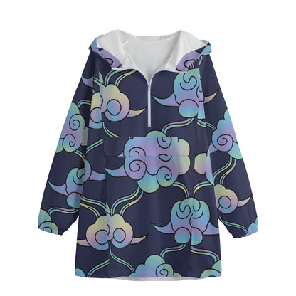 Unisex Windbreaker Long Jacket