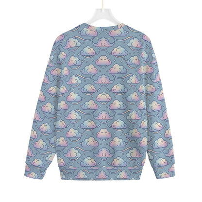Unisex Drop-shoulder Knitted Fleece Sweater - view 2