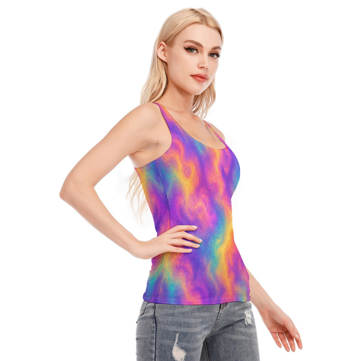 Women's Racer Vest | 190GSM Cotton